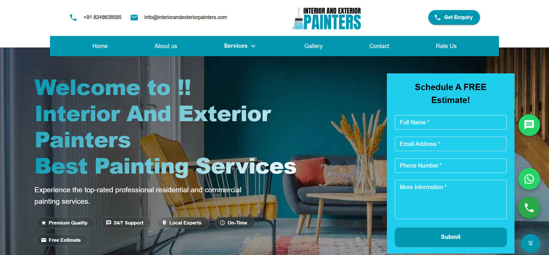 Interior and Exterior Painters